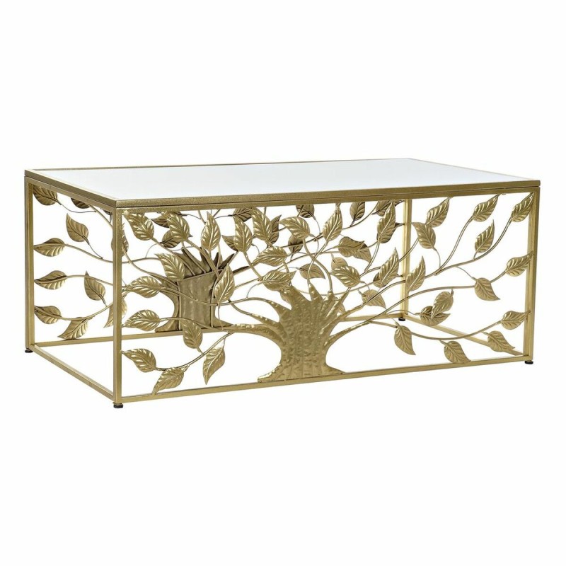 Mesa de Centro DKD Home Decor Metal Espejo 110 x 60 x 46 cm