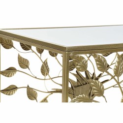 Mesa de Centro DKD Home Decor Metal Espejo 110 x 60 x 46 cm