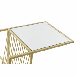 Revistero DKD Home Decor Espejo Dorado Metal (48 x 35 x 71 cm)