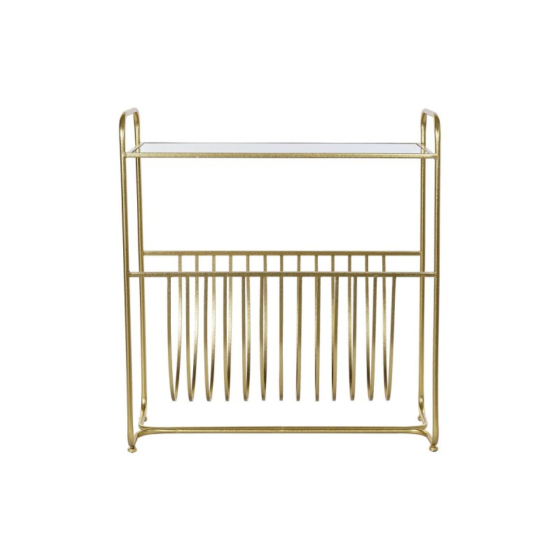 Revistero DKD Home Decor Espejo Dorado Metal (76 x 35 x 83 cm)