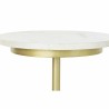 Mesa auxiliar DKD Home Decor Dorado Metal Mármol 45 x 27 x 63 cm