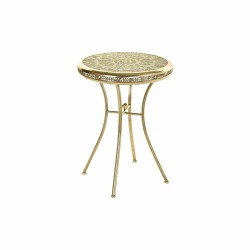 Mesa auxiliar DKD Home Decor Dorado Metal Árabe (42 x 42 x 57 cm)