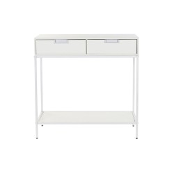 Consola DKD Home Decor Metal MDF Blanco (80 x 35 x 81 cm)