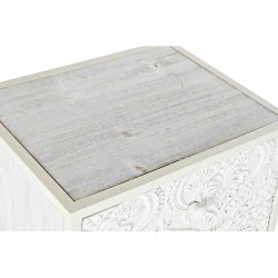 Cajonera DKD Home Decor Abeto MDF Blanco Árabe (45 x 34 x 78 cm)