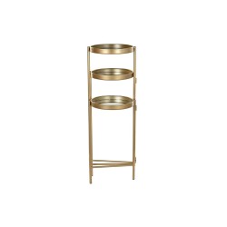 Estantes DKD Home Decor Dorado Metal Espejo 49,5 x 49,5 x 80 cm