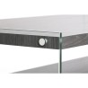 Mesa de Centro DKD Home Decor Gris Transparente Cristal Madera MDF 130 x 65 x 35,5 cm