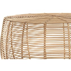 Mesa de Centro DKD Home Decor Natural Metal Polipropileno 70 x 70 x 38 cm