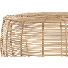 Mesa de Centro DKD Home Decor Natural Metal Polipropileno 70 x 70 x 38 cm