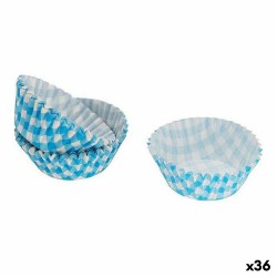 Set de Moldes de Reposteru00eda Desechable Azul (36 Unidades) (50 pcs)