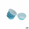 Set de Moldes de Reposteru00eda Wooow Desechable Azul (36 Unidades) (50 pcs)