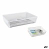 Organizador para Cubiertos Confortime Metal Blanco 21,8 x 15,24 x 5,2 cm (12 Unidades)