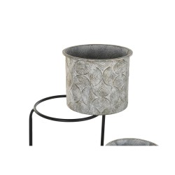 Macetero DKD Home Decor Gris Metal (82 x 25 x 81 cm)