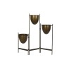 Macetero DKD Home Decor Negro Metal Cobre Vintage (35 x 26,5 x 105 cm)