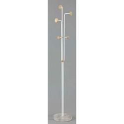 Perchero de Pie DKD Home Decor Natural Metal Madera Blanco (1 x 1 x 177 cm)