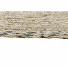 Alfombra DKD Home Decor 140 x 0,5 x 140 cm Natural Poliéster Bicolor Tropical