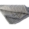 Manta DKD Home Decor 150 x 200 x 2 cm Gris Básico