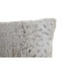 Cojín DKD Home Decor Blanco Beige Cuadrada Animal Alpino Selva 45 x 10 x 45 cm