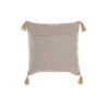 Cojín DKD Home Decor Beige Cuadrada 40 x 15 x 40 cm