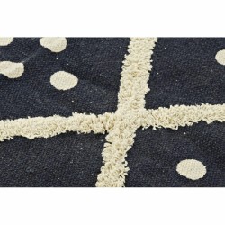 Alfombra DKD Home Decor Beige Azul marino (160 x 230 x 1 cm)