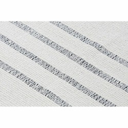 Alfombra DKD Home Decor 120 x 180 x 0,75 cm Gris Poliéster Blanco Flecos Boho (2 Unidades)