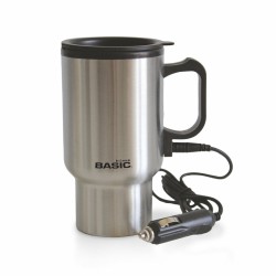 Taza Mug Basic Home Elu00e9ctrica Plateado 400 ml (12 Unidades)