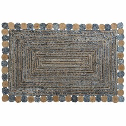 Alfombra DKD Home Decor Azul Multicolor Indio (200 x 290 x 1 cm)