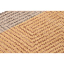 Alfombra DKD Home Decor Amarillo (60 x 240 x 0,7 cm)