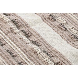 Alfombra DKD Home Decor Flecos Boho Poliéster Algodón (120 x 180 cm)