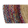 Alfombra DKD Home Decor Poliéster Algodón Multicolor Jute (160 x 160 x 0,7 cm)