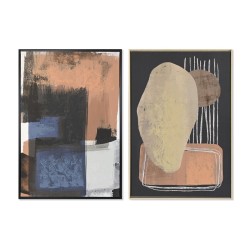 Cuadro DKD Home Decor Abstracto Urbano 83 x 4,5 x 123 cm 84 x 4,5 x 123 cm (2 Unidades)