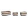 Caja Decorativa DKD Home Decor Fibra natural 33 x 23 x 13 cm