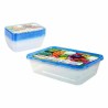 Set de 10 Fiambreras Privilege 49786 500 ml Rectangular 17,5 x 12 x 4 cm (24 Unidades)