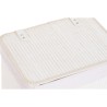 Juego de Cestos DKD Home Decor Blanco Bambú 40 x 30 x 46 cm (5 Piezas)