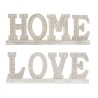 Figura Decorativa DKD Home Decor Blanco Decapé 40,5 x 5 x 15 cm (2 Unidades)