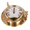 Reloj de Pared DKD Home Decor Cristal Dorado Vintage Latón (23 x 7 x 23 cm)