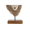 Figura Decorativa DKD Home Decor Natural Máscara Fibra (30 x 10,5 x 53 cm)