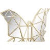 Figura Decorativa DKD Home Decor 29,5 x 4 x 28,5 cm Dorado Mariposa