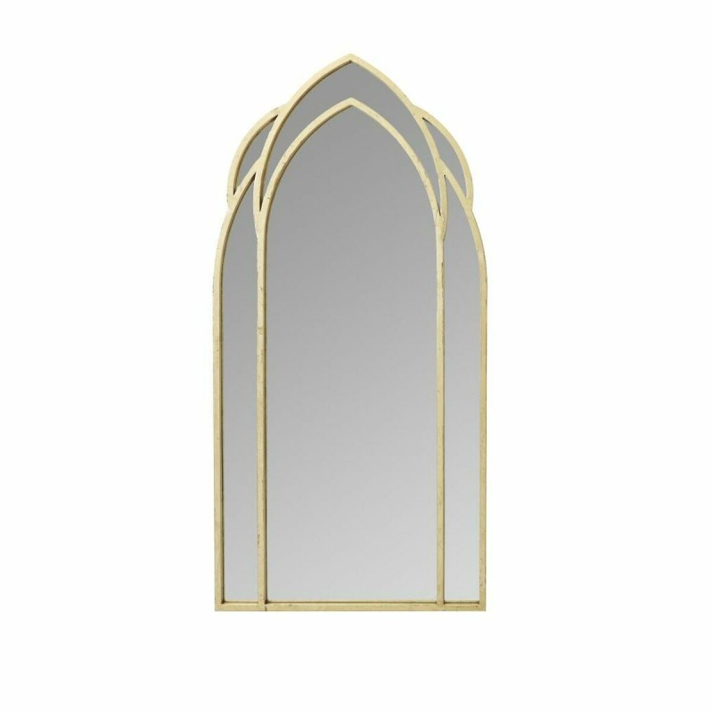 Espejo de pared DKD Home Decor Dorado Metal Árabe (60 x 2,5 x 119,4 cm)