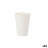 Set de Vasos Algon Cartu00f3n Blanco 45 Piezas 220 ml (20 Unidades)