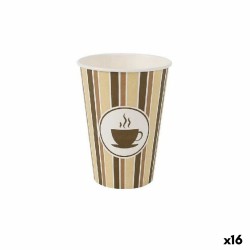 Set de Vasos Algon Cartu00f3n Cafu00e9 40 Piezas 220 ml (16 Unidades)