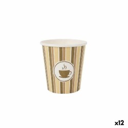 Set de Vasos Algon Cartu00f3n Cafu00e9 50 Piezas 120 ml (12 Unidades)