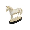 Figura Decorativa DKD Home Decor Caballo Negro Dorado Resina (30 x 11,5 x 26 cm)