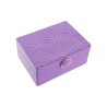 Caja-Joyero DKD Home Decor 17 x 13 x 8,5 cm Lila Poliuretano Madera MDF