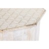 Mesa auxiliar DKD Home Decor 49 x 49 x 53,5 cm Marrón Blanco Madera de mango