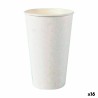 Set de Vasos Algon Desechables Cartu00f3n Blanco 6 Piezas 450 ml (16 Unidades)