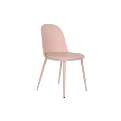 Silla de Comedor DKD Home Decor Rosa 45 x 46 x 81 cm