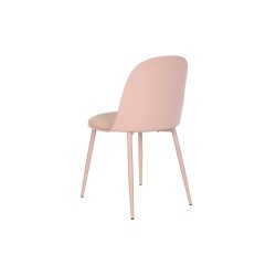 Silla de Comedor DKD Home Decor Rosa 45 x 46 x 81 cm