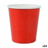 Set de Vasos Algon Desechables Cartu00f3n Rojo 20 Piezas 120 ml (24 Unidades)