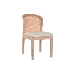 Silla de Comedor DKD Home Decor 46 x 61 x 86 cm 46 x 55 x 83 cm Beige