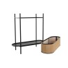 Macetero DKD Home Decor Natural Negro Metal Colonial Bambú (60 x 23.5 x 69 cm)